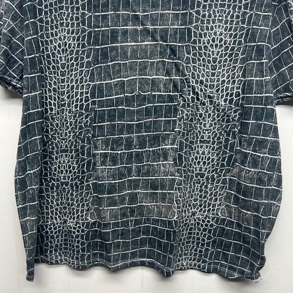 We The Free Top Womens Small Python Combo Clarity Boho Oversized Relaxed Casual - Picture 5 of 14